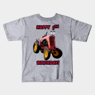 Happy 11th birthday tractor design Kids T-Shirt